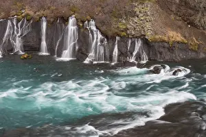 160517: Hraunfossar is a series of waterfalls of the river