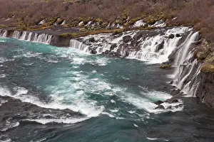 160517: Hraunfossar is a series of waterfalls of the river