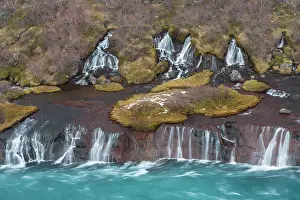 160517: Hraunfossar is a series of waterfalls of the river