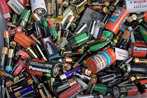 Landfill: Hundreds of used dry batteries collected for recycling