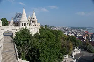 Fishermens: Hungary, Budapest. Buda, Castle Hill, castle