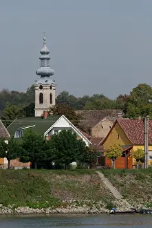 Kalocsa: Hungary. Danube River view near Kalocsa