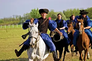 Clothes: Hungary, Kalocsa, Csikos Hungarian horse