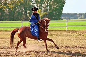 Clothes: Hungary, Kalocsa, Csikos Hungarian horse