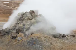 Cracked: Hverir is a geothermal area near Namafjall with