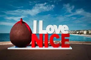 Easter: I love Nice in Easter style with chocloate egg with