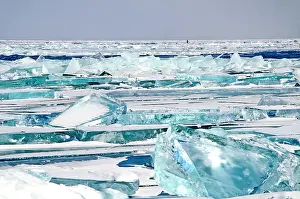 Siberia: Ice chaos, Lake Baikal, Olkhon Island, Pribaikal