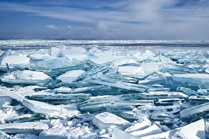 Siberia: Ice chaos, Lake Baikal, Olkhon Island, Pribaikal
