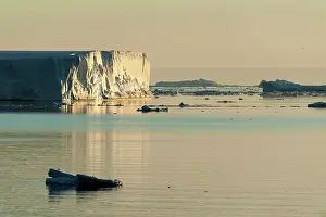Seascapes: Ice cliffs at dawn