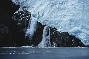 Fjords: Ice Falling from Glacier