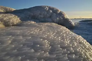 Iced: Ice formation on Lake Michigan, Milwaukee, Wisconsin