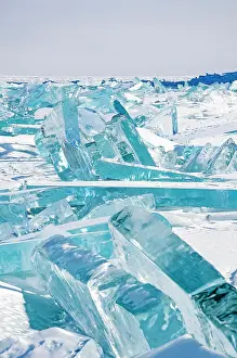 Siberia: Ice, Lake Baikal, Olkhon Island, Pribaikalsky Na