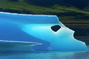 Davis: Iceberg detail of melting iceberg Arctic ocean Summer