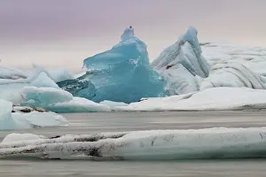 Floe: Icebergs on Jnkulsarlon, Iceland, Europe