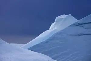 Disko: Icebergs in the Kangia Icefjord, Disko-Bay, West-Greenland