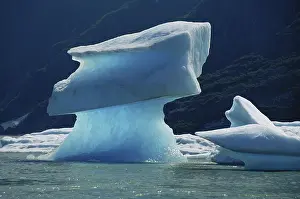Weird: Icebergs in Shakes Lake, Alaska