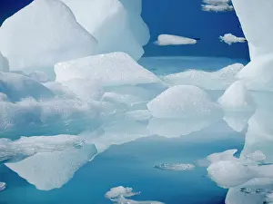 Fjord: Icebergs in the Uummannaq Fjord System, northwest Greenland