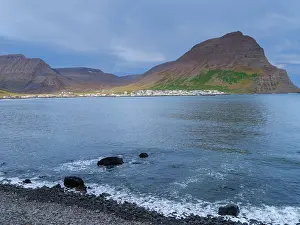 Settlement: Iceland, Bolungarvik at fjord Isafjardardjup. The Westfjords