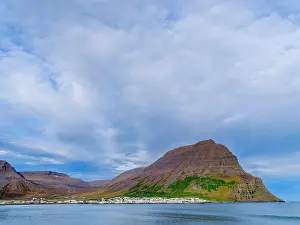 Settlement: Iceland, Bolungarvik at fjord Isafjardardjup. The Westfjords