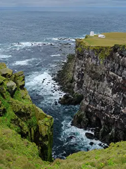 Lighthouse: Iceland, cliffs of Latrabjarg and lighthouse Bjargtangar