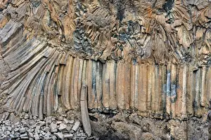 Designs: Iceland. Columnar basalt designs along the Skjalfandafljot