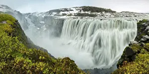 Dennis: Iceland, Dettifoss. Scenic of waterfall