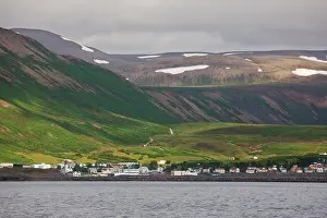 Grall: Iceland, HusavIk. Panoramic view of city