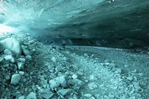 Cave: Iceland. Ice cave near Fjallsarlon