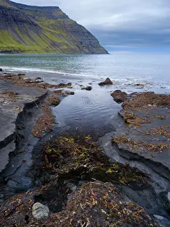 Westfjord: Iceland. Skalavik near Bolungarvik during autumn