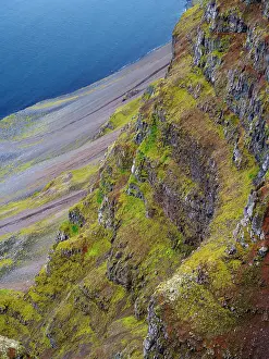 Westfjord: Iceland. View from Bolafjall near Bolungarvik during autumn