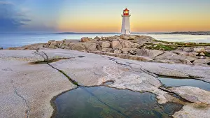 Tower: The iconic lighthouse at Peggy's Cove