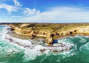Victoria: The idyllic St Pauls Beach on a hot summer's day i