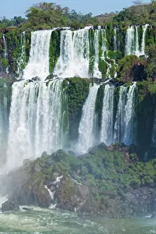 Overgrown: Iguazu Falls from Argentinian side, Brazil, Argentina