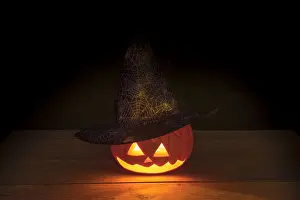 Lantern: Illuminated Halloween pumpkin