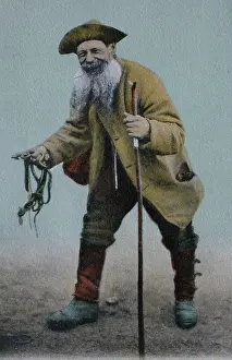 Catcher: Illustration: New Forest snake catcher, Brushy