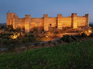 Castle: The impressive Moorish Burgalimar castle at the