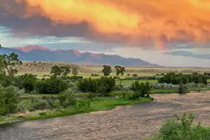 Thunderstorm: Incredible stormy light on the Madison River