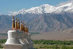 Jammu: India, Jammu & Kashmir, Ladakh, white chortens