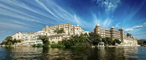 Splendid: India luxury tourism concept background, panorama