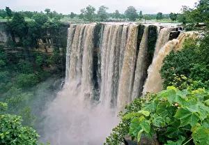 Monsoon: India - monsoon season. Tropical deciduous forest