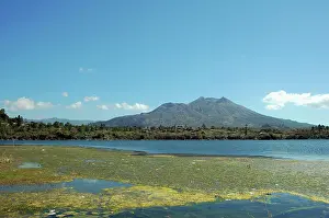 Peace: Indonesia, view of a field by Bali Batur