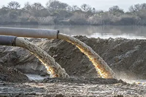 Recycling: Industrial effluent - pipeline discharging liquid