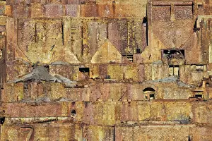 Mines: Detail of a former industrial plant for treatment of min