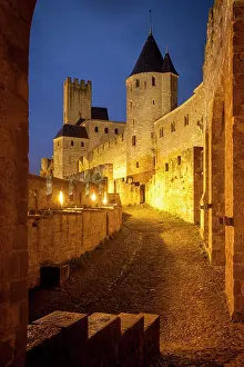 Fortified: Inside the fortified Cite Carcassonne, Languedoc-Roussillon