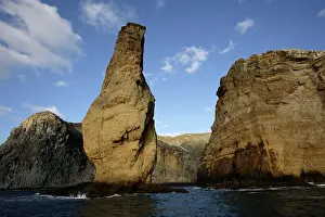 Latinamerica: interesting shaped rock on San Benedicto island Revillagiged