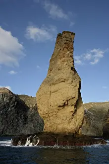 Latinamerica: interesting shaped rock on San Benedicto island Revillagiged