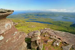 Lochs: Inverpolly Nature Reserve - sandstone turrets on