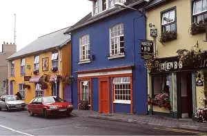Cork: Ireland - County Cork, houses on street