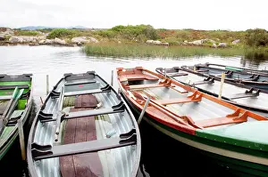Rowing: Ireland, County Donegal. Row boats for hire