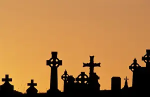 Mayo: Ireland, County Mayo. Aghagower cemetery